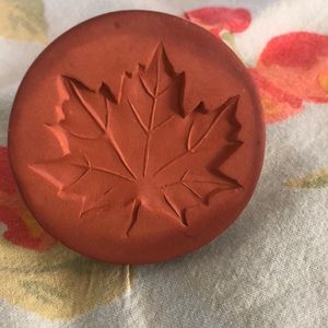 Fall autumn Cookie Stamp by Rycraft maple leaf